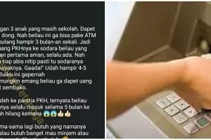 Viral kisah 'Tuyul ATM' bantuan PKH, bikin miris