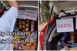 Viral warung berjalan untuk anak-anak, bayar pakai doa