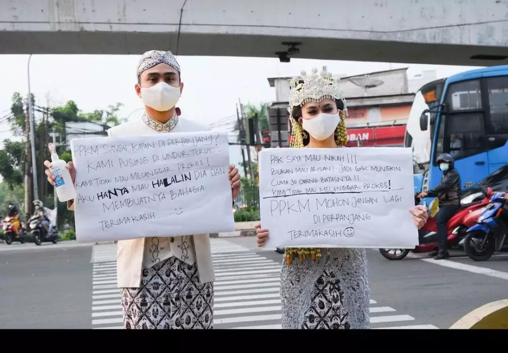 aksi protes lutfi agizal © instagram