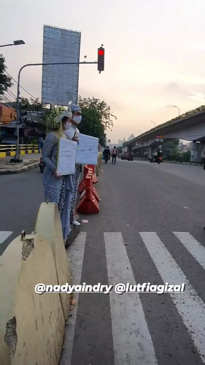 aksi protes lutfi agizal © instagram