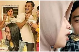 9 Potret lucu makan disuapin ini bikin gagal romantis