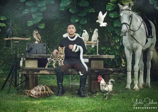 seleb pemotretan hewan buas © 2021 brilio.net