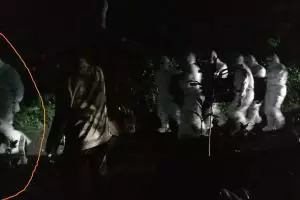 Viral penampakan misterius saat pemulasaran jenazah Covid-19