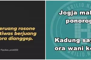 75 Pantun lucu bahasa Jawa, bikin ketawa ngakak