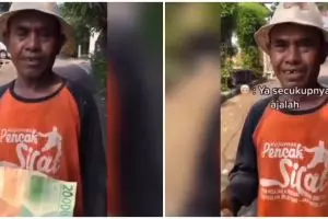 Aksi pria pilih Rp 5 ribu ketimbang Rp 50 ribu, sentil orang tamak