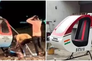 Miris, pemuda ini tewas akibat helikopter buatannya