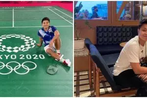 Momen Apriyani bertemu sang ayah usai Olimpiade Tokyo, penuh haru