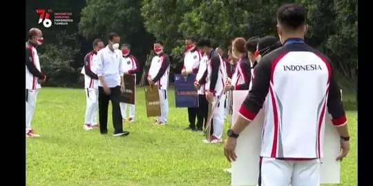 Jokowi beri hadiah dan bonus untuk atlet peraih medali Olimpiade Tokyo © berbagai sumber