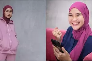 Momen Zaskia Adya Mecca di-notice artis idola, sampai histeris