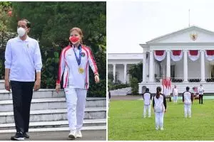 Momen Greysia/Apriyani tiba di Istana Negara, dapat bonus Rp 5,5 M