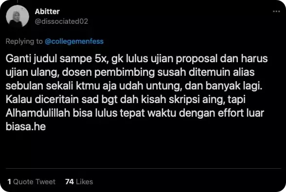 curhat skripsian 2 © Twitter curhat skripsian 2 © Twitter