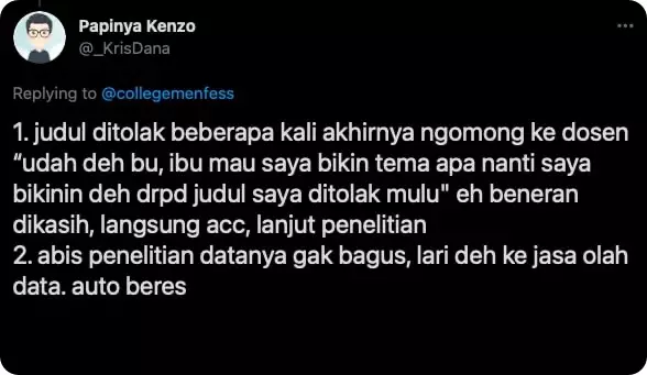 curhat skripsian 11 © Twitter curhat skripsian 11 © Twitter