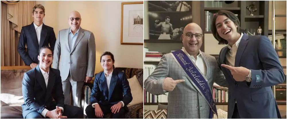 potret kedekatan seleb dan ayah sambung © berbagai sumber