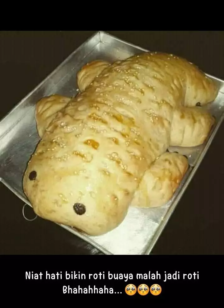 Kreasi roti buaya © berbagai sumber