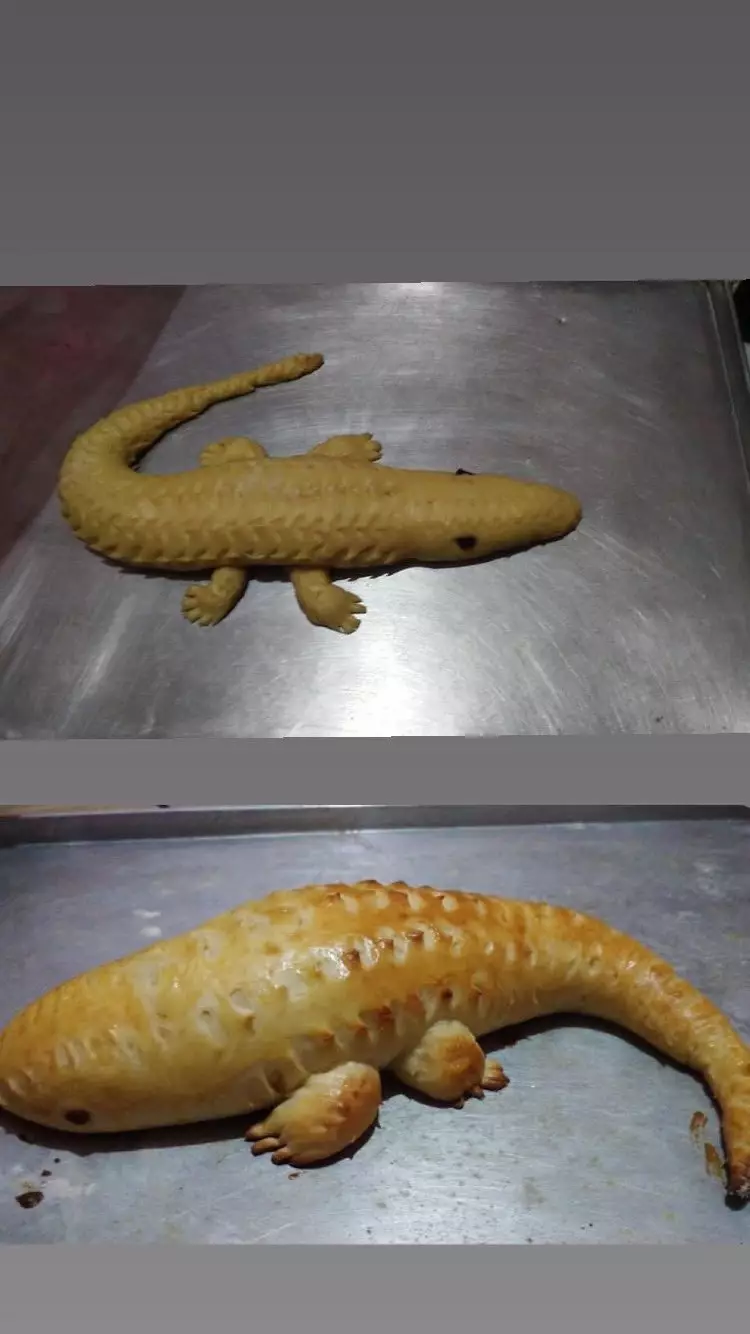 Kreasi roti buaya © berbagai sumber