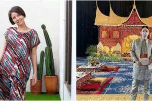 5 Potret Tya Ariestya jadi host Malapeh Bujang Rizky Billar, menawan