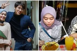 7 Momen Lesty-Billar kulineran di pinggir jalan, romantis