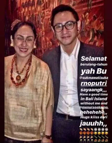 7 Potret kebersamaan Paundrakarna dan ibunda sukmawati berbagai sumber