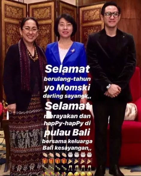 7 Potret kebersamaan Paundrakarna dan ibunda sukmawati berbagai sumber