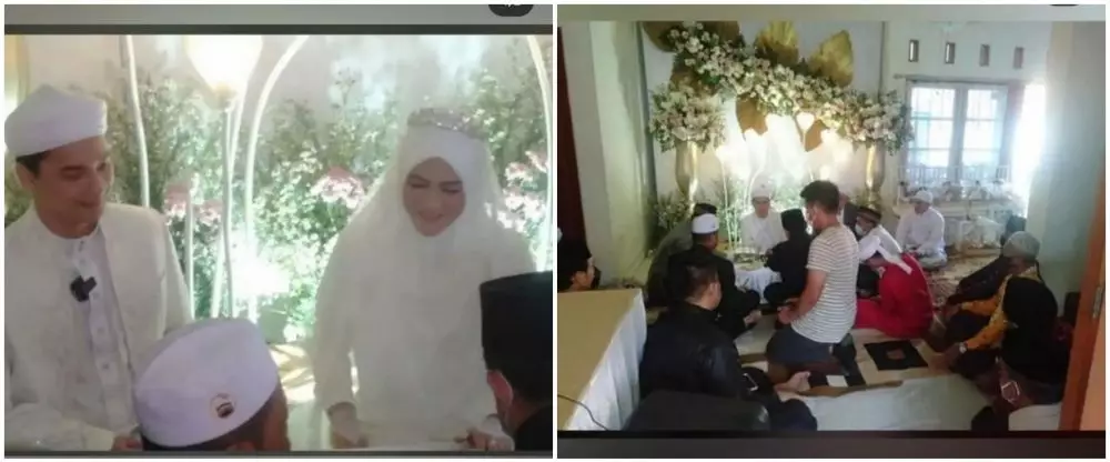 Pernikahan Alvin dan Henny © 2021 brilio.net