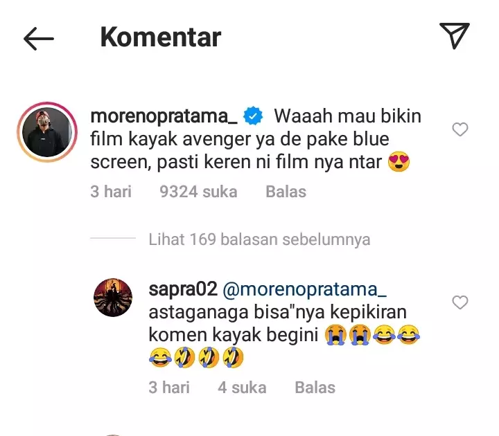 Komentar kocak di postingan Lesty Billar © 2021 brilio.net