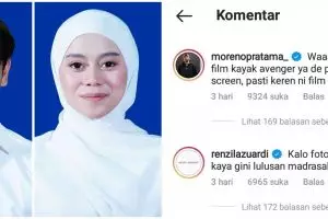 Komentar kocak di pasfoto Lesty Kejora dan Rizky Billar, bikin salfok