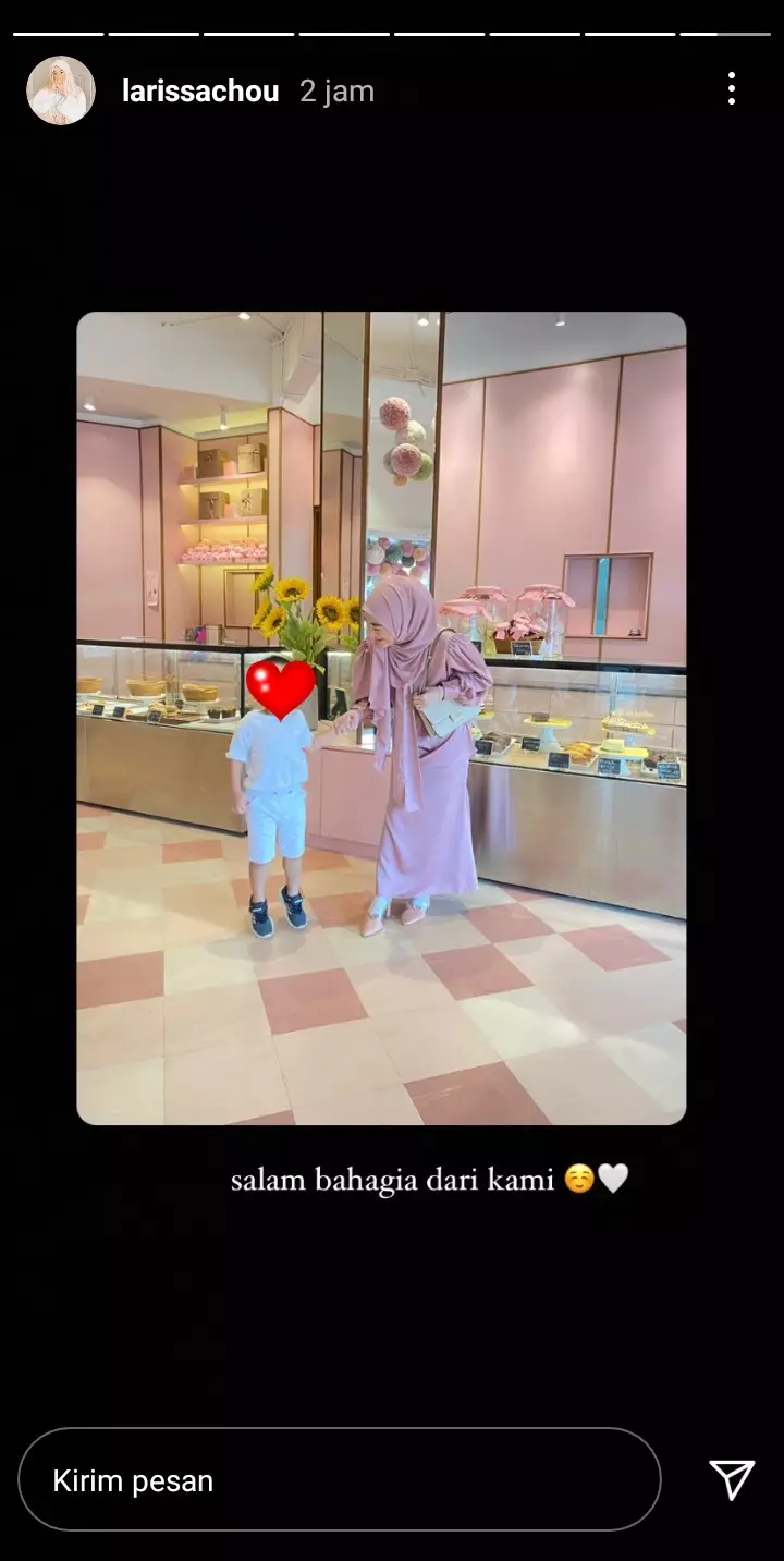 Unggahan Larissa Chou usai Alvin Faiz menikah © 2021 brilio.net