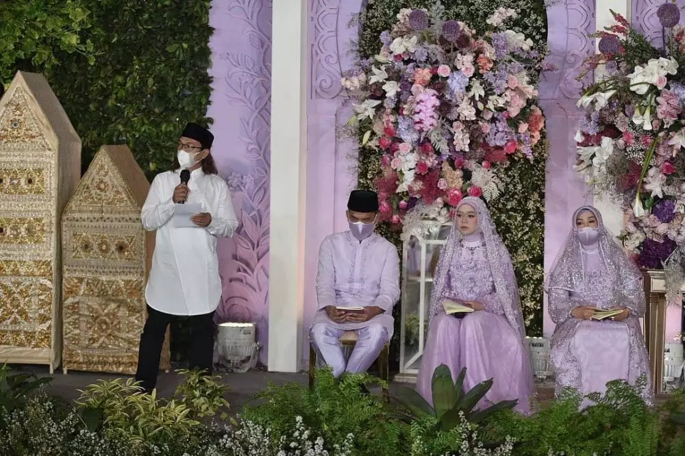 potret pengajian Lesty dan Billar © 2021 brilio.net Instagram