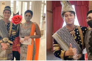 Gaya 9 seleb di acara Balacuik Malapeh Bujang Rizky Billar, menawan