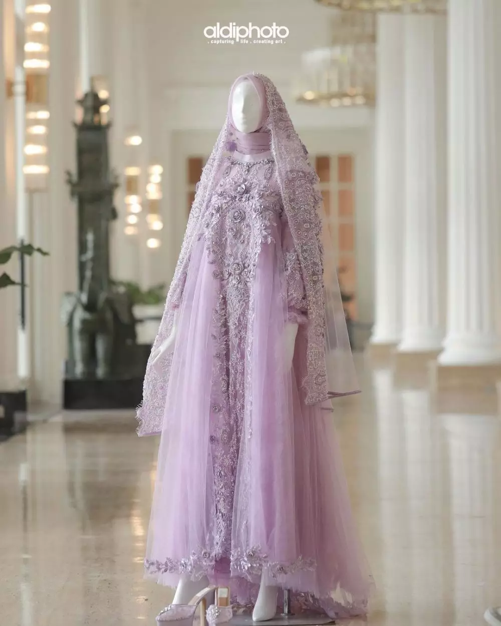 potret detail Lesty saat pengajian © 2021 berbagai sumber potret detail Lesty saat pengajian © 2021 berbagai sumber