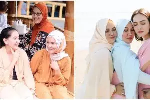 9 Potret kebersamaan seleb empat bersaudara, ada yang beda agama