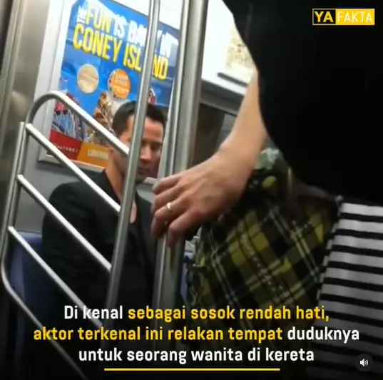 Viral video lawas Keanu Reeves di kereta Instagram Viral video lawas Keanu Reeves di kereta Instagram