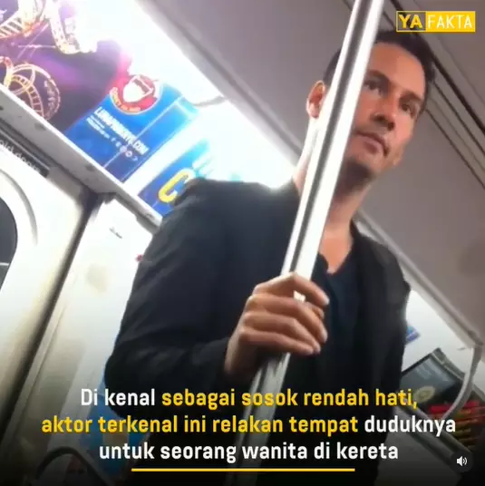 Viral video lawas Keanu Reeves di kereta Instagram Viral video lawas Keanu Reeves di kereta Instagram