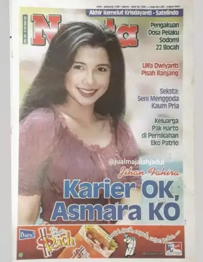 Potret lawas Jihan Fahira di cover majalah dari berbagai sumber Potret lawas Jihan Fahira di cover majalah dari berbagai sumber