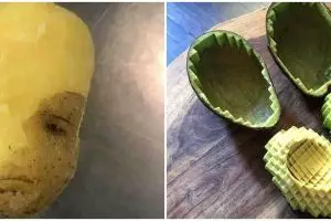 11 Cara lucu orang kupas makanan ini hasilnya bikin tepuk jidat