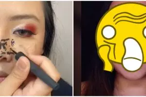 Rela 18 jam makeup demi bikin video sambut HUT RI 76, begini hasilnya