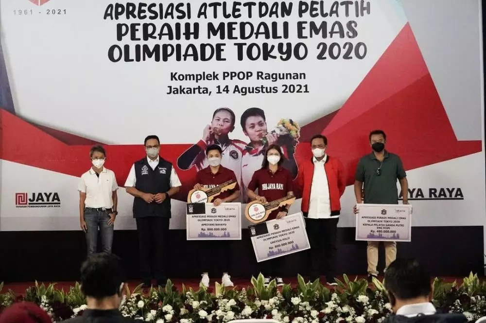 peresmian gedung emas greysia dan apriyani © instagram peresmian gedung emas greysia dan apriyani © instagram