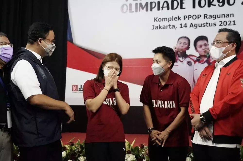 peresmian gedung emas greysia dan apriyani © instagram peresmian gedung emas greysia dan apriyani © instagram