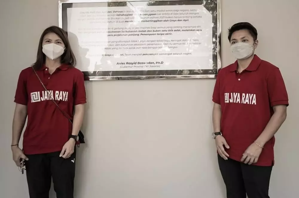 peresmian gedung emas greysia dan apriyani © instagram peresmian gedung emas greysia dan apriyani © instagram