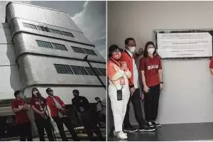 9 Momen peresmian gedung emas Greysia Polii dan Apriyani, penuh haru