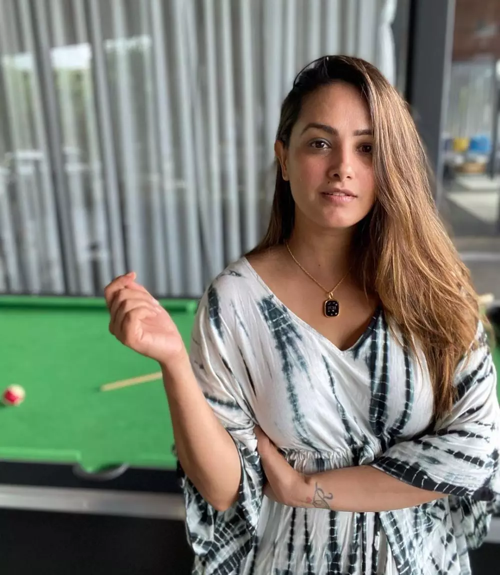 Potret terbaru mantan istri Raman Bhalla Instagram/@anitahassanandani