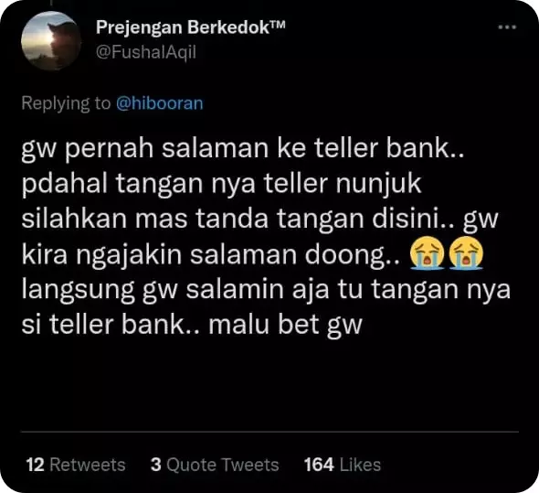 Kejadian bikin malu tapi lucu 4 © Twitter Kejadian bikin malu tapi lucu 4 © Twitter