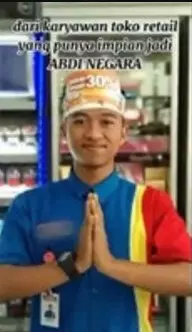 Pegawai minimarket berkali-kali gagal daftar TNI © Instagram/@kisahcasis.id