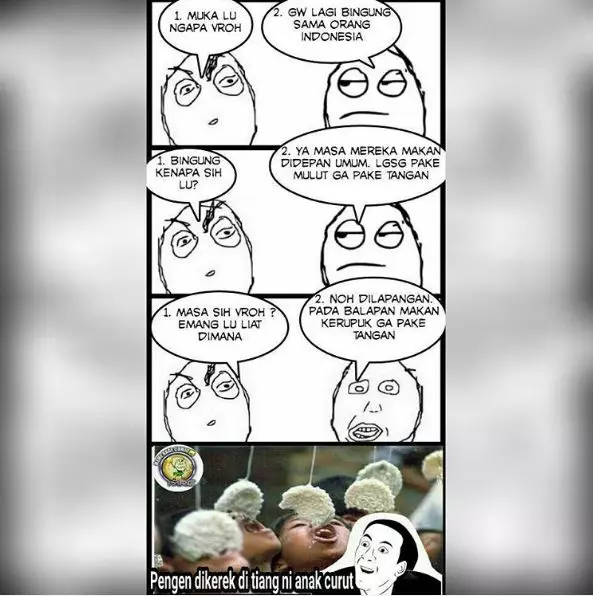 Meme lucu lomba 17 Agustusan © berbagai sumber Meme lucu lomba 17 Agustusan © berbagai sumber