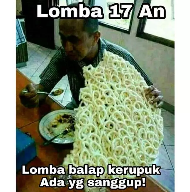 Meme lucu lomba 17 Agustusan © berbagai sumber Meme lucu lomba 17 Agustusan © berbagai sumber
