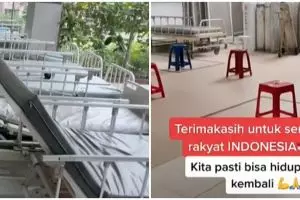 Potret bahagia dokter kabarkan kondisi terbaru rumah sakit Covid-19