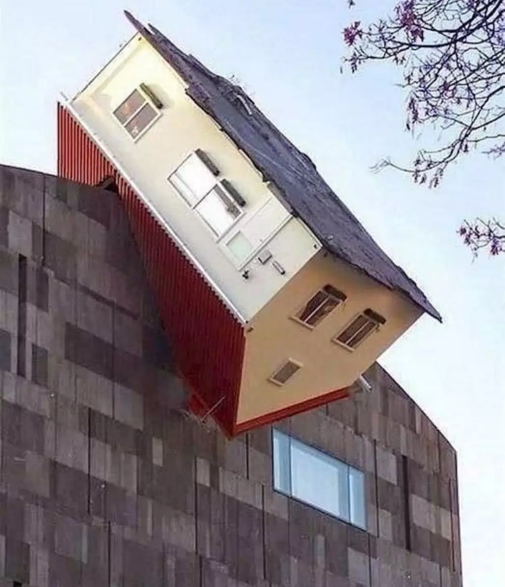 potret lucu rumah desain unik © 2021 instagram.com