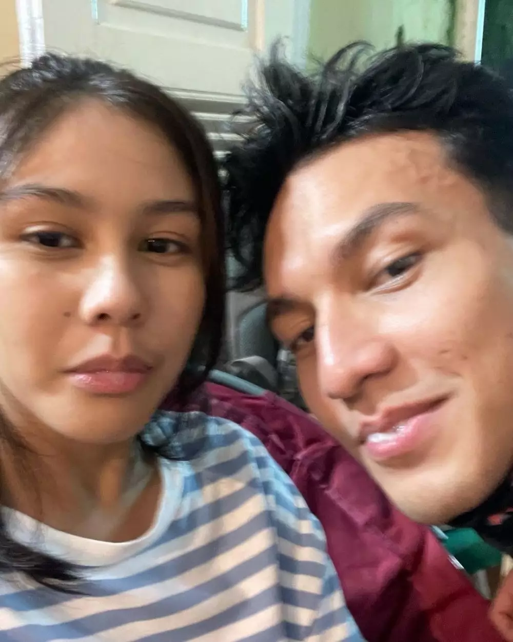 Vanesha Prescilla Jefri Nichol di luar syuting dari berbagai sumber