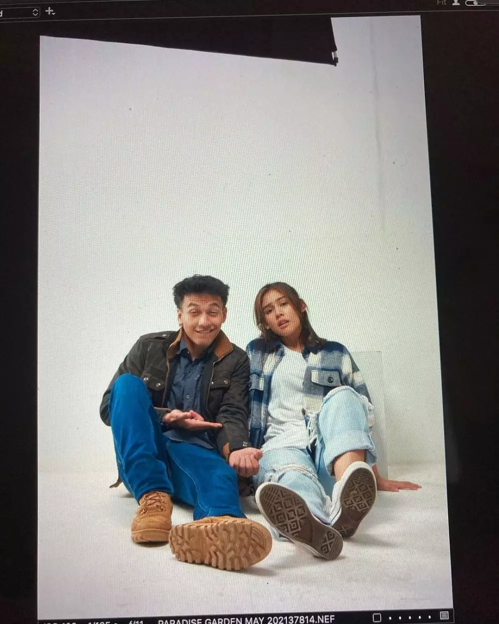 Vanesha Prescilla Jefri Nichol di luar syuting dari berbagai sumber