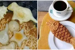 13 Ide kreatif bikin bentuk makanan ini uniknya niat abis